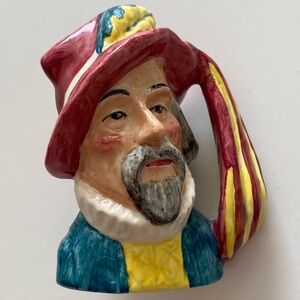 Vintage Artone England Collectible Mini Character Jug